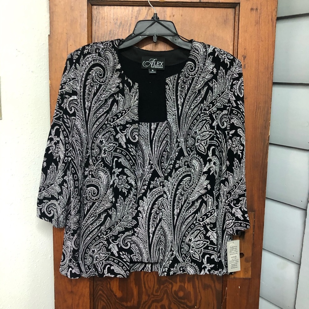 2 pc Alex Evenings Jacket and Tank